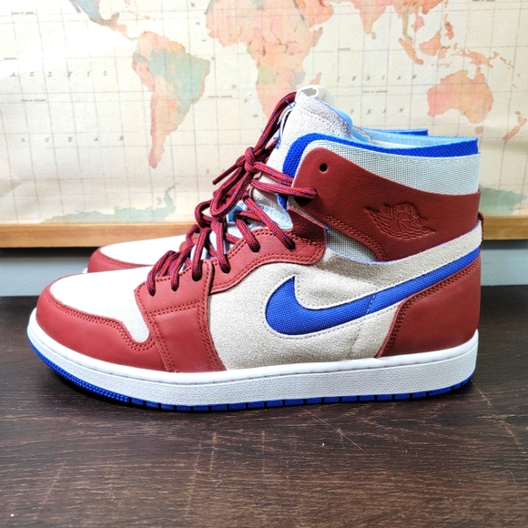 BRAND NEW Jordan 1 High Zoom Air CMFT Team Red Men's Size 10.5 - Picture 2 of 9